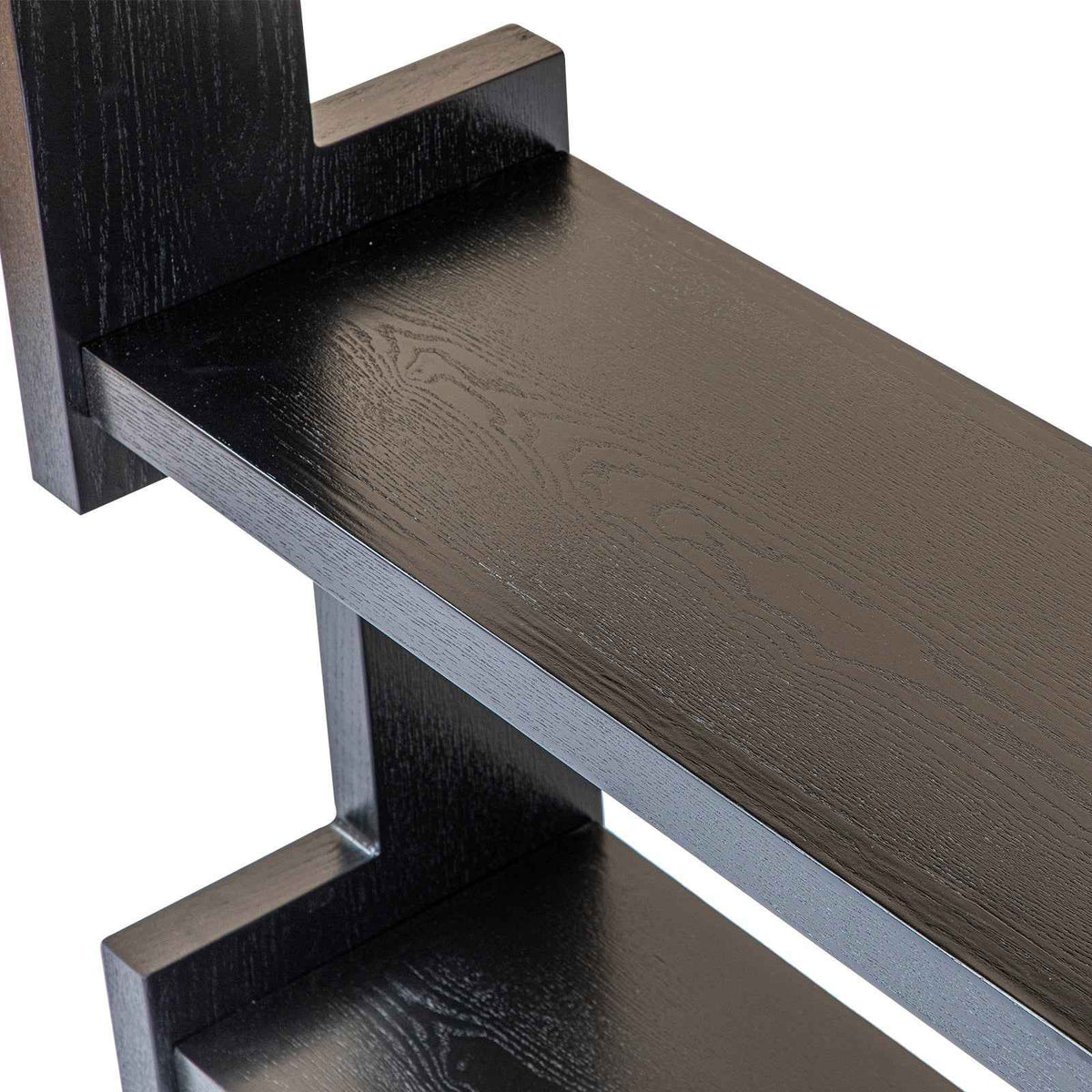Aldoar Shelving - Black Ash Veneer