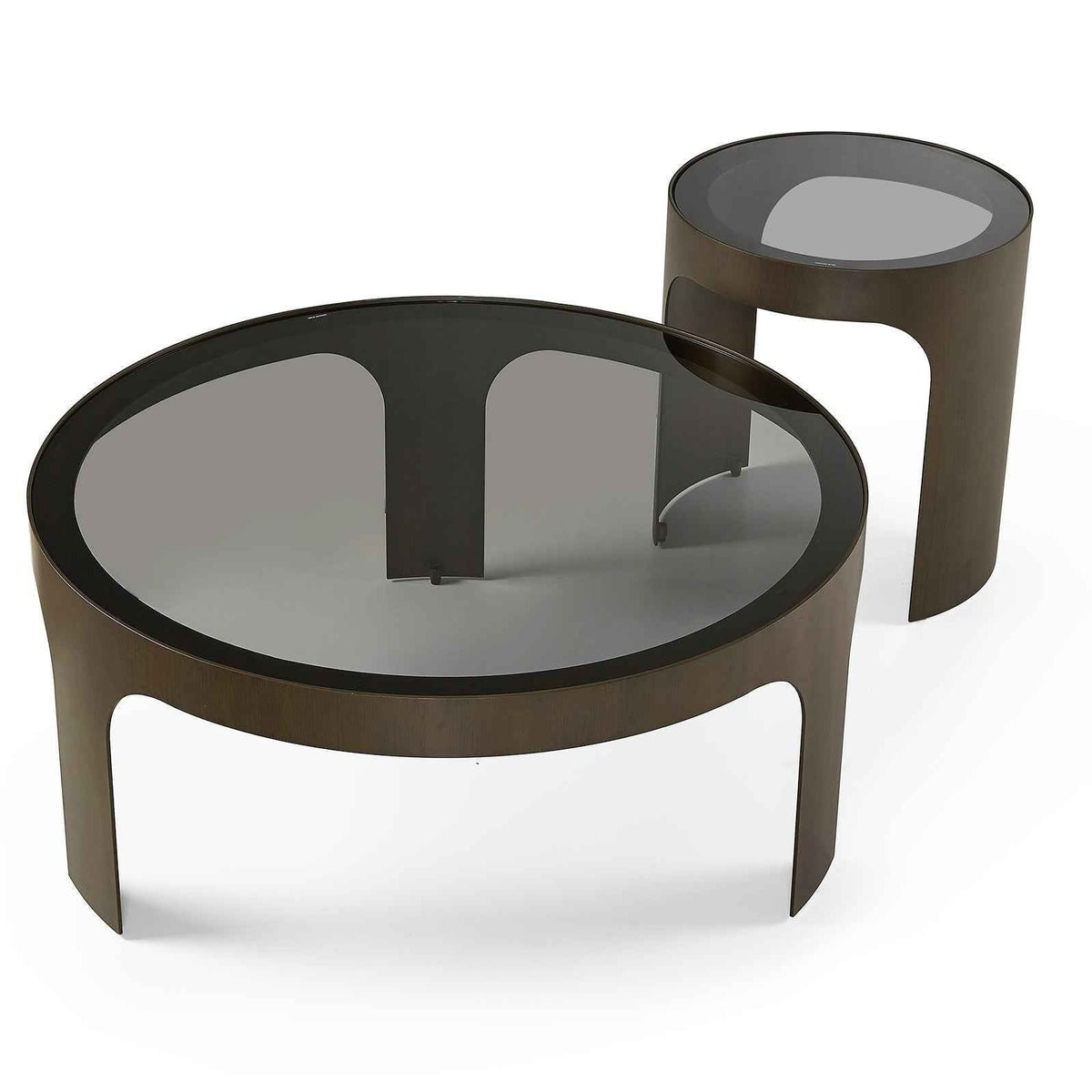 Arch Side Table - Antique Bronze/Smoked Black