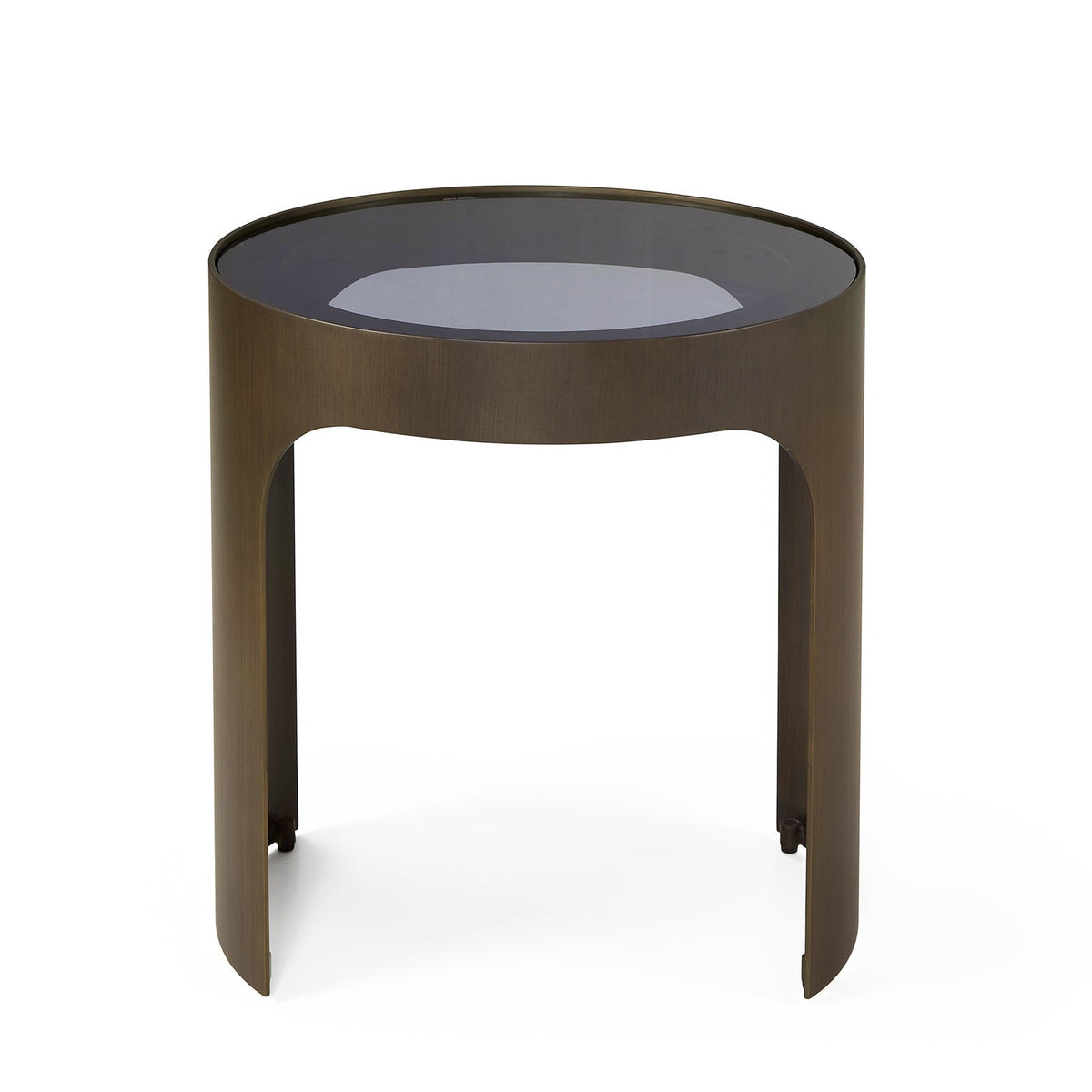 Arch Side Table - Antique Bronze/Smoked Black