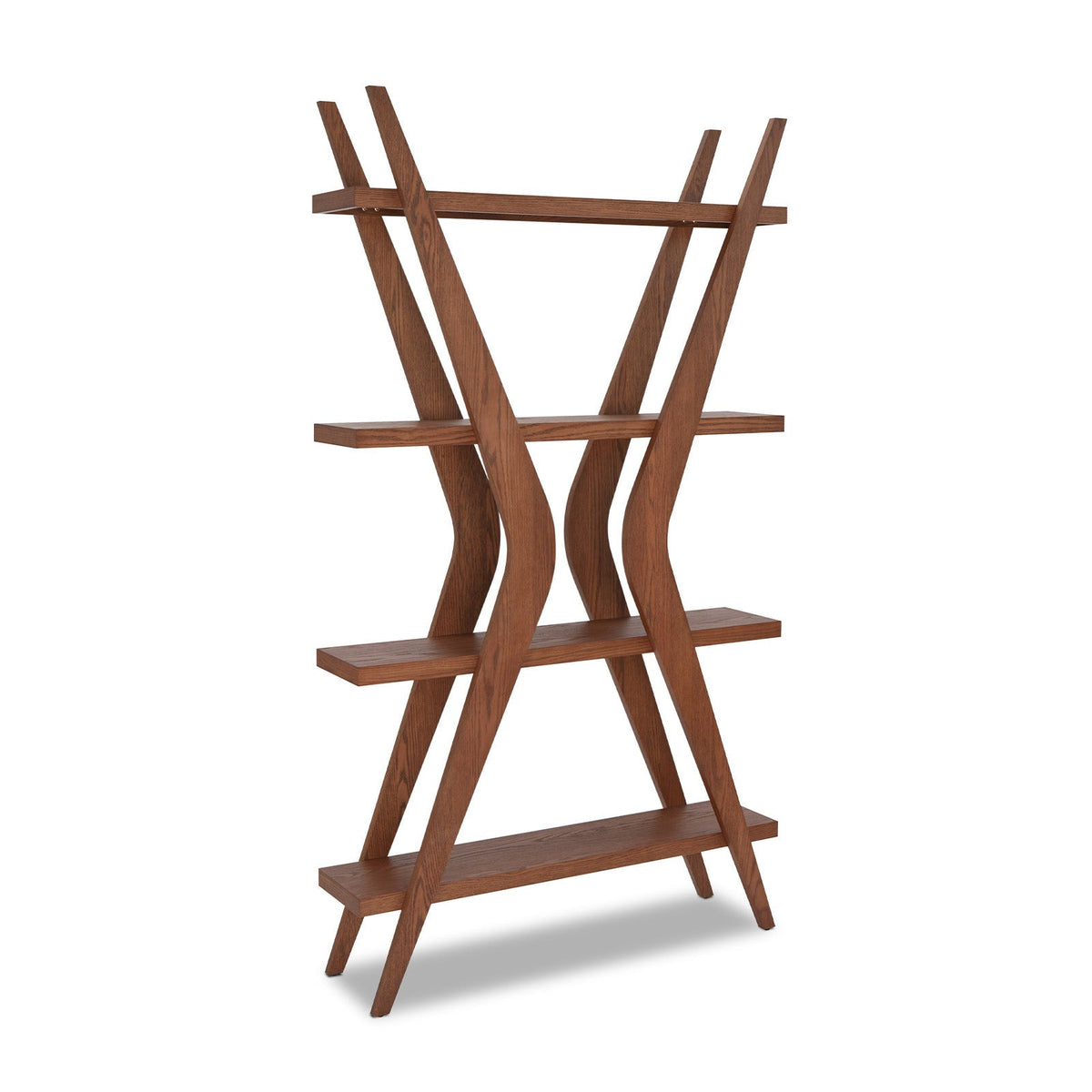 Espada Shelving - Brushed Brown Ash
