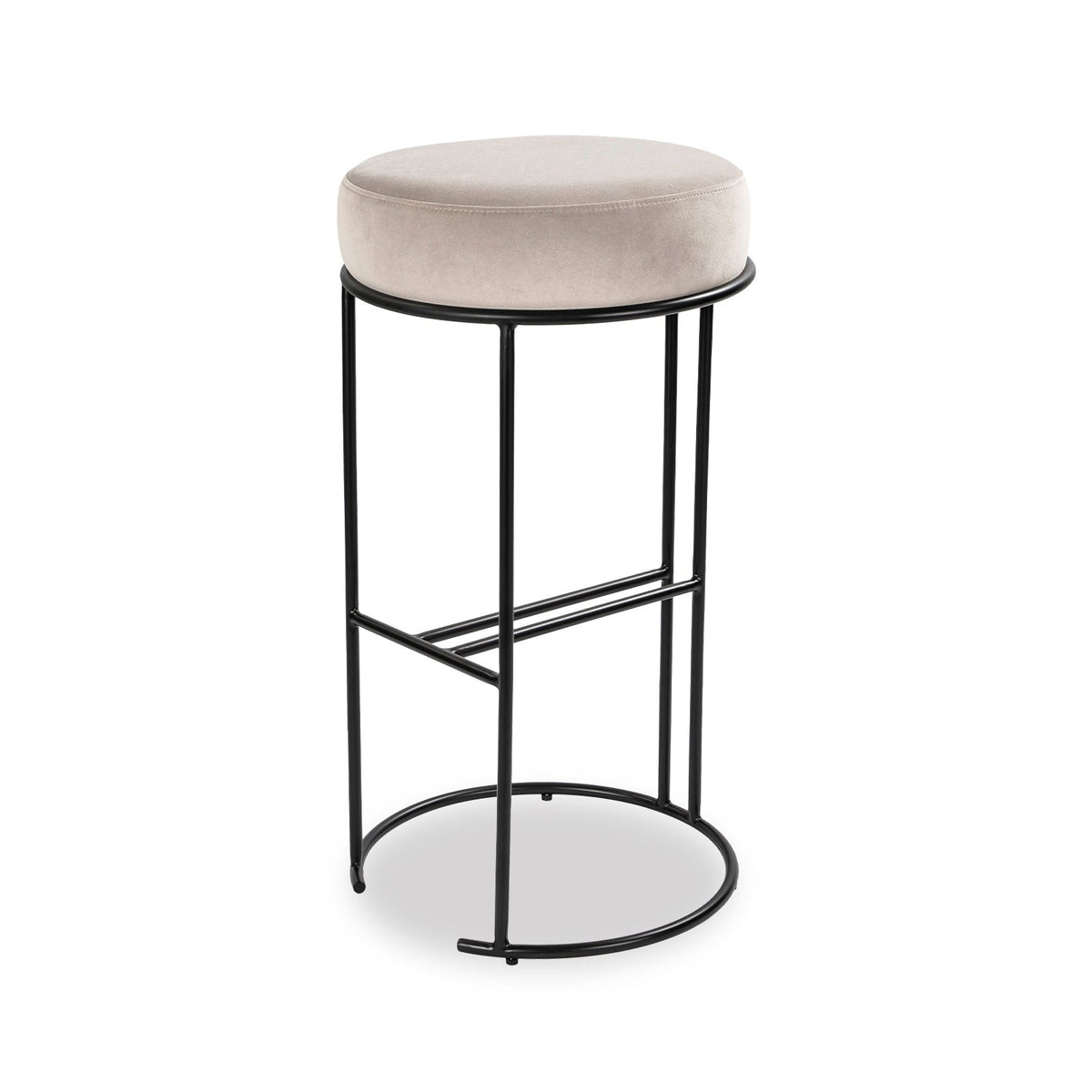 Compti Bar Stool - Kaster Light Grey