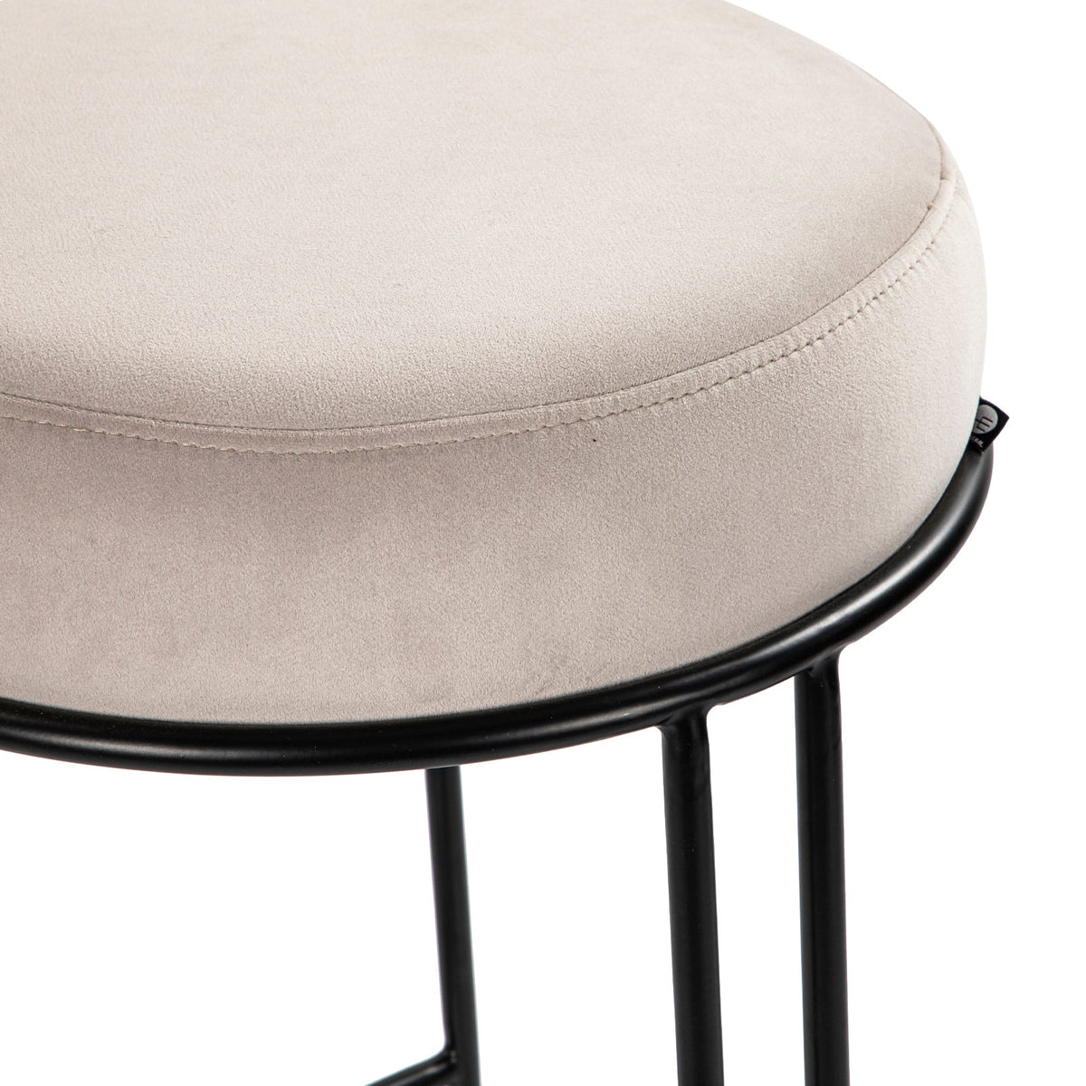 Compti Bar Stool - Kaster Light Grey