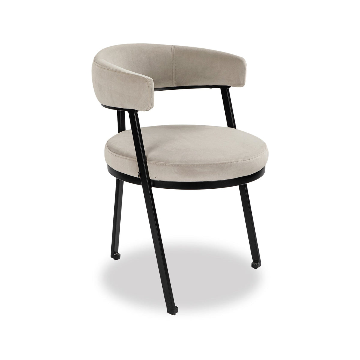 Bonnet Dining Chair - Kaster Light Grey