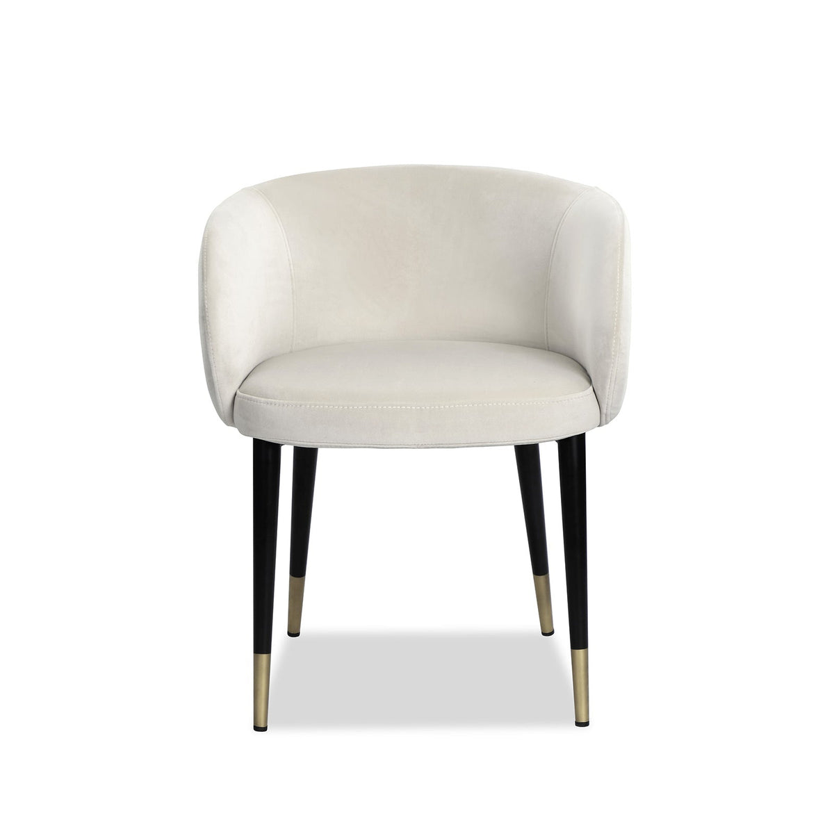 Ola Dining Chair - Kaster Pebble II Velvet