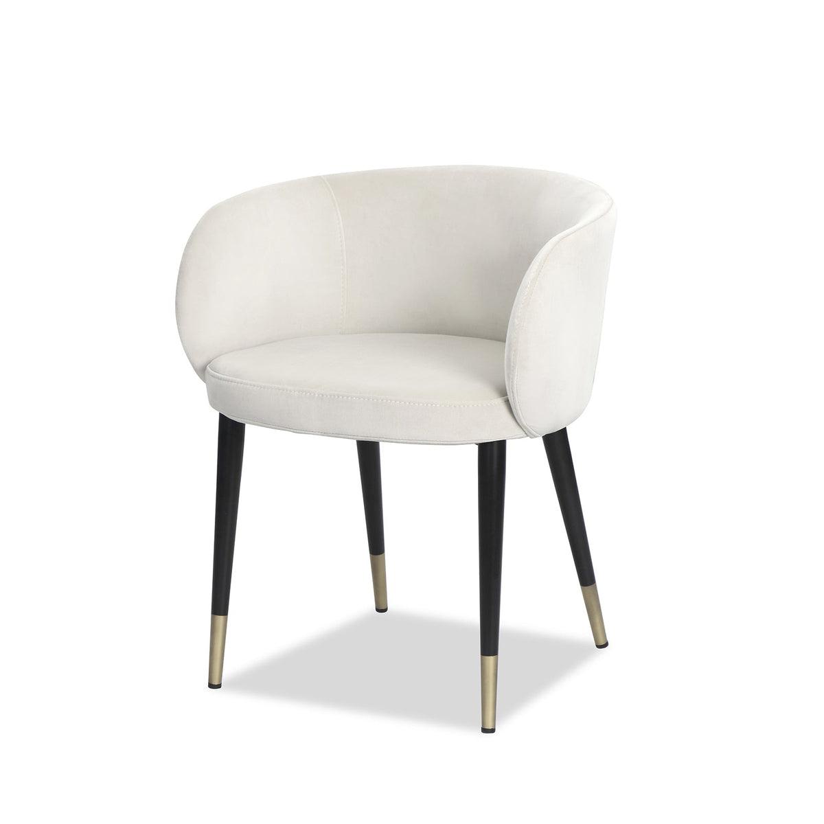 Ola Dining Chair - Kaster Pebble II Velvet