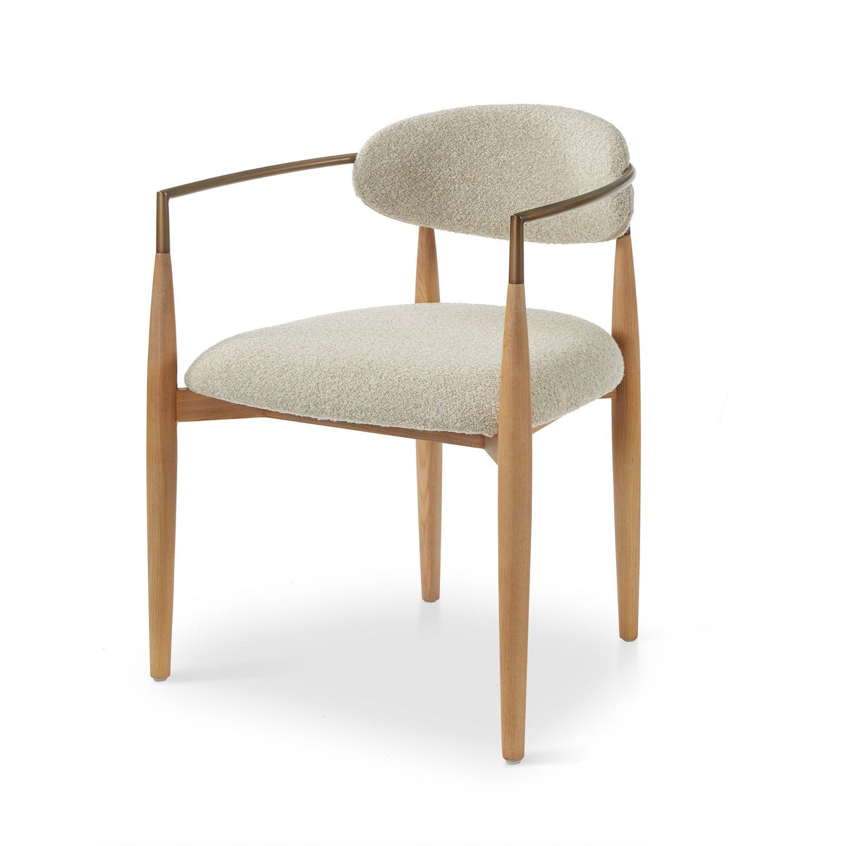 Nivelle Dining Chair - Capella Sand & Brushed Natural Wood