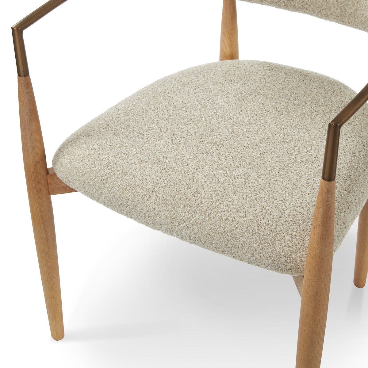 Nivelle Dining Chair - Capella Sand & Brushed Natural Wood