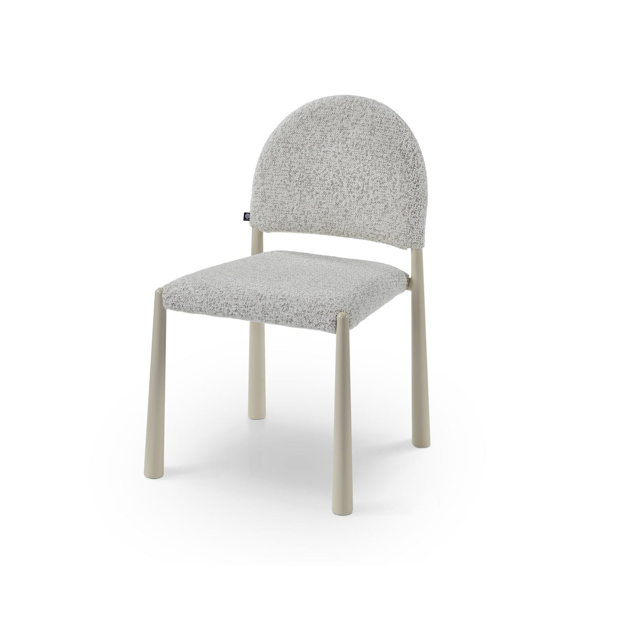 Noma Dining Chair (set of 2) - Ripley Grav & Gloss Ivory