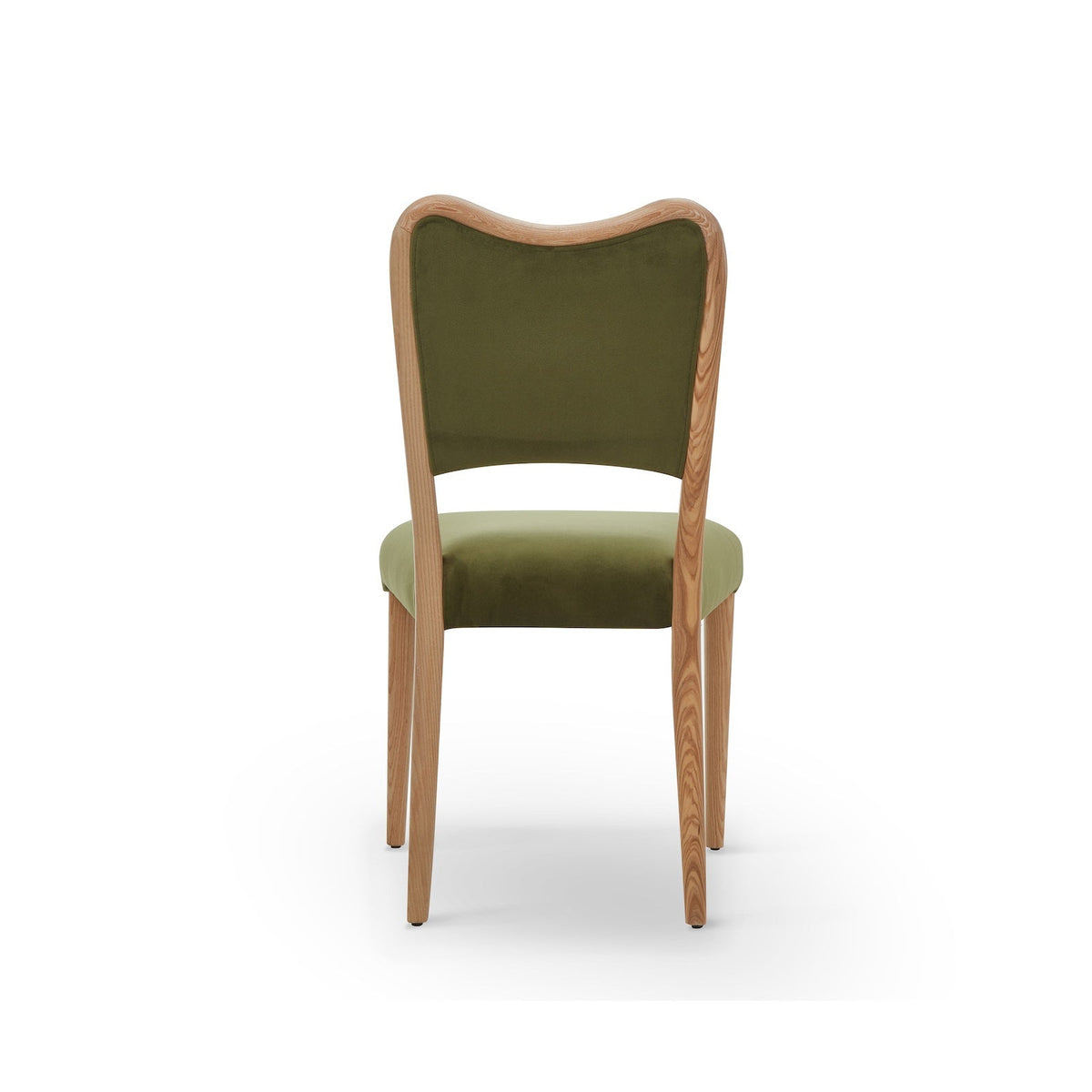 Adelaide Dining Chair - Kaster II Olive & Brushed Natural Wood