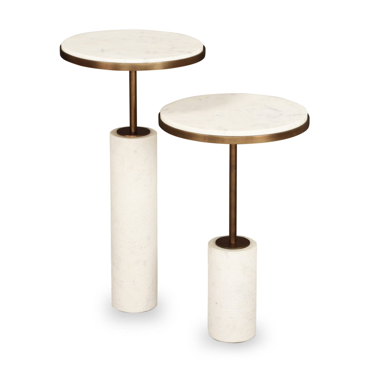 Dolmec Nest of Tables (Set of 2) - Antique Bronze