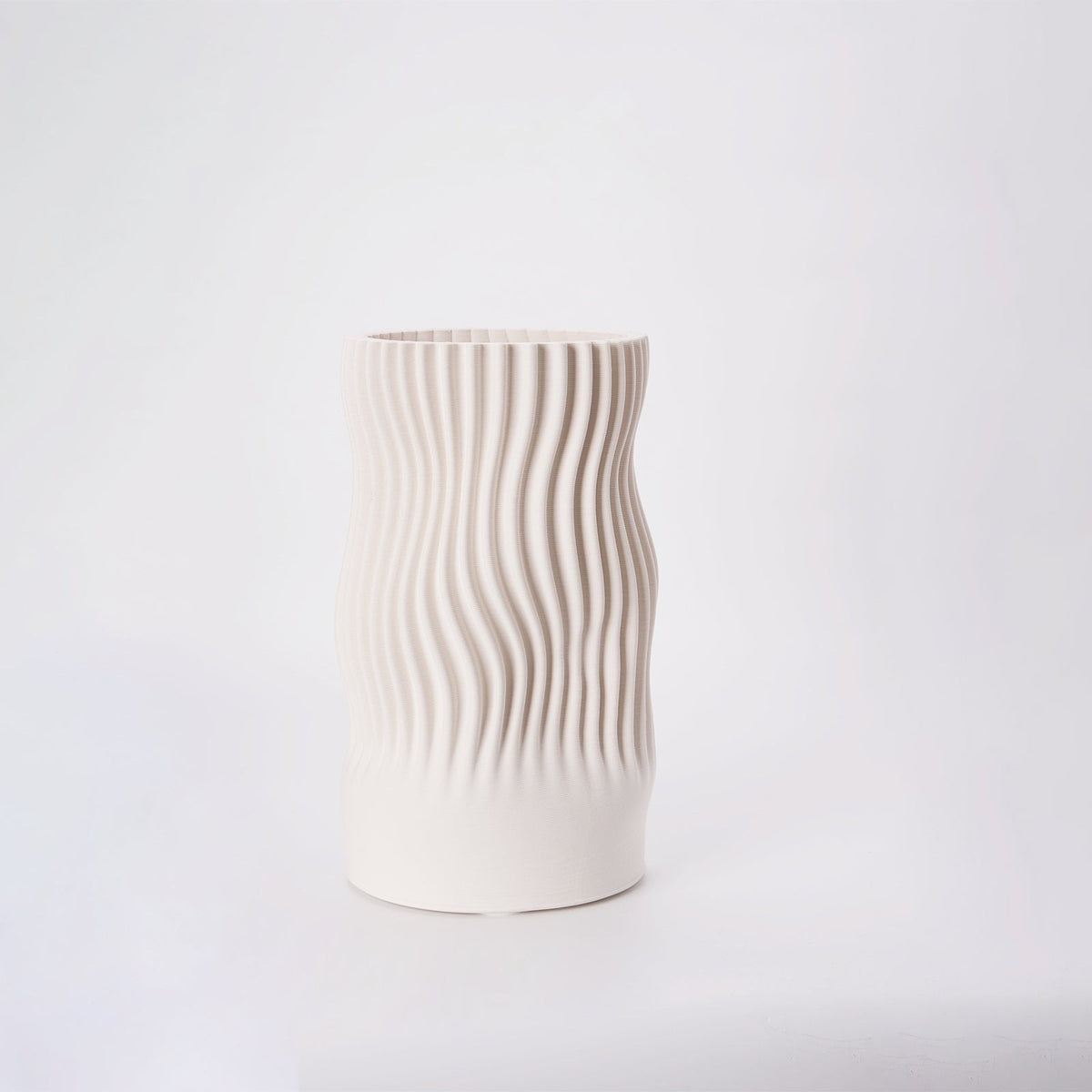 Imera Ceramic Vase - White