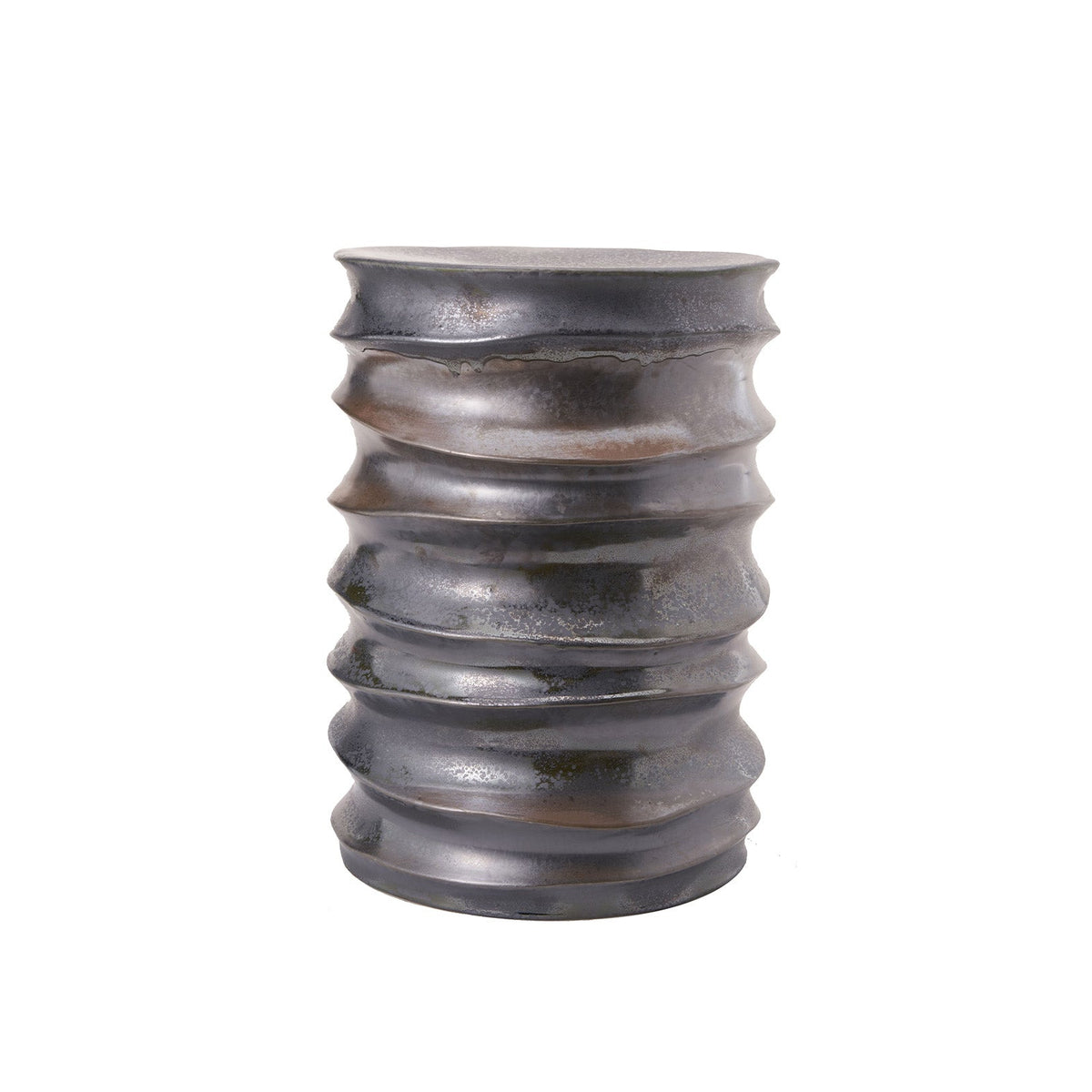 Strata Side Table - Metalic Charcoal
