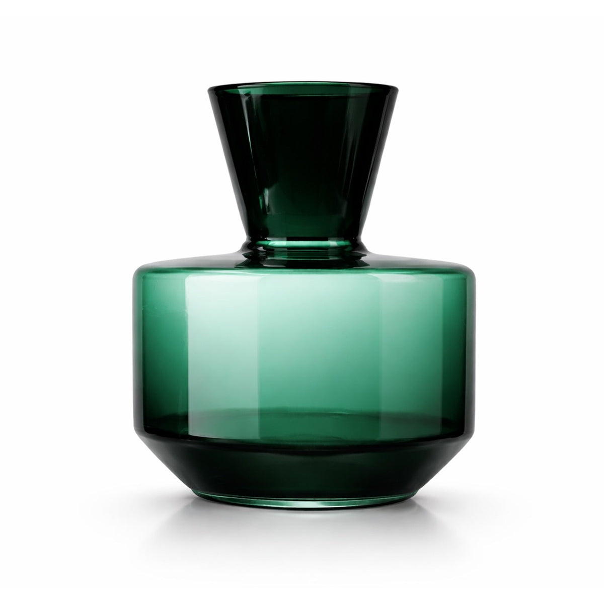 Marenzo Large Vase - Green Glass