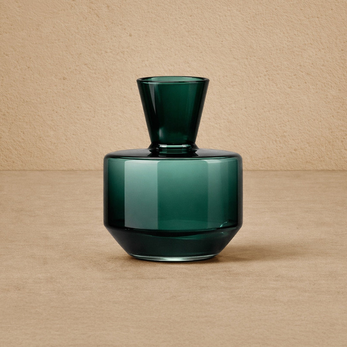 Marenzo Small Vase - Green Glass