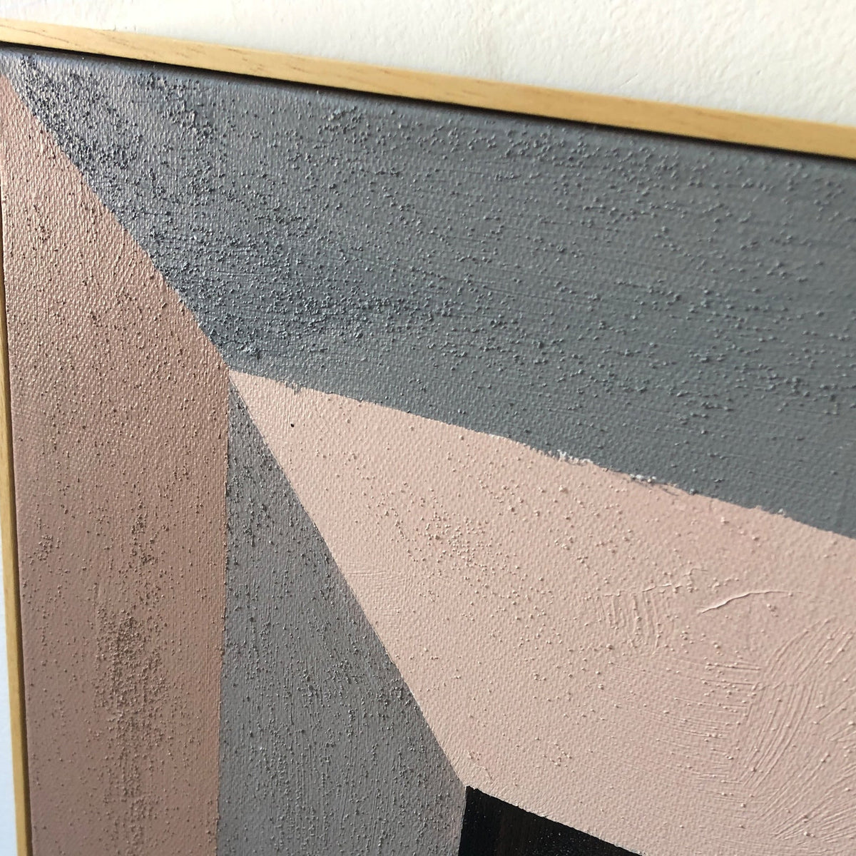 Cipher Oil Painting - Hand Painted/Wood Frame