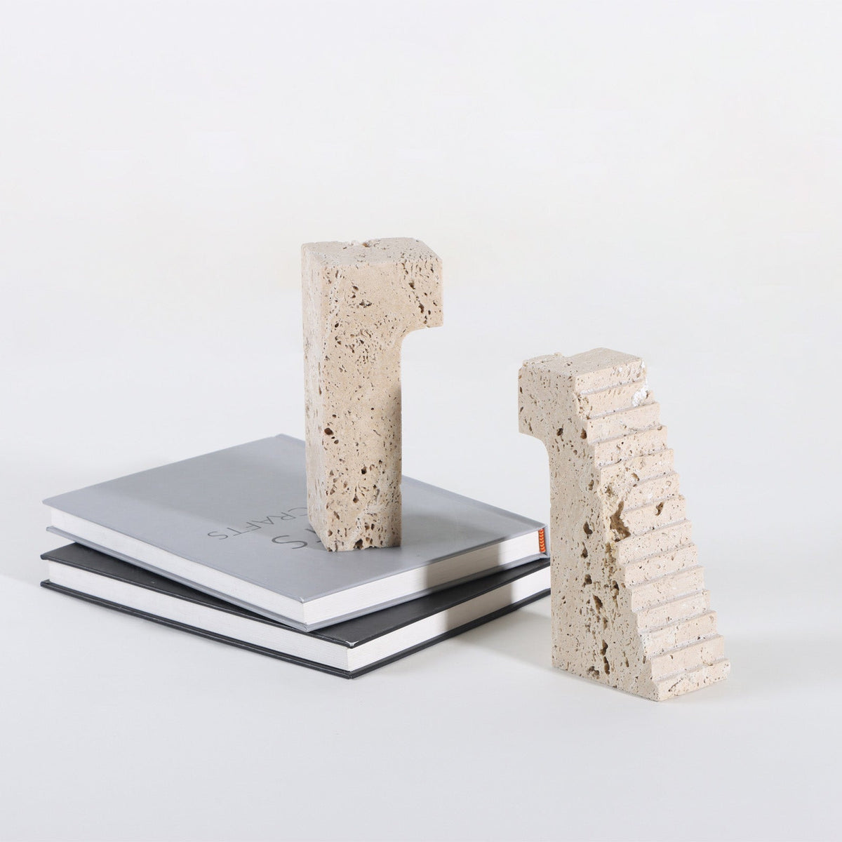 Minack Marble Bookends - Stone Marble