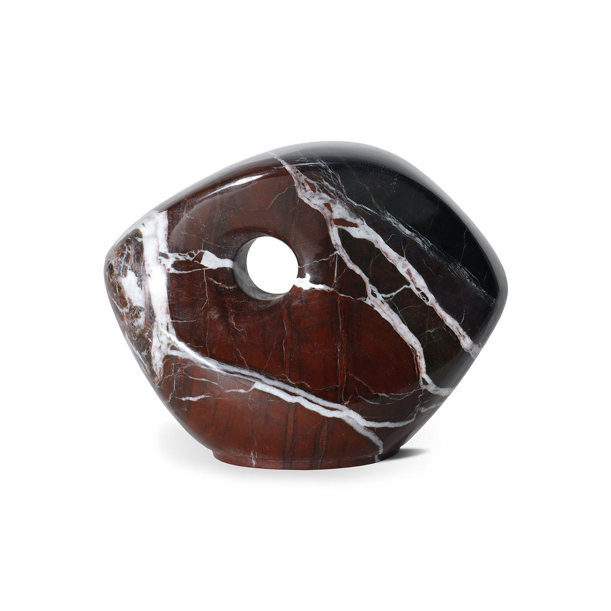 Niccolo Sculpture - Burgundy Marble