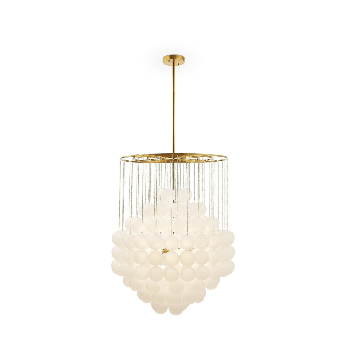 Moon Chandelier - Antique Brushed Brass