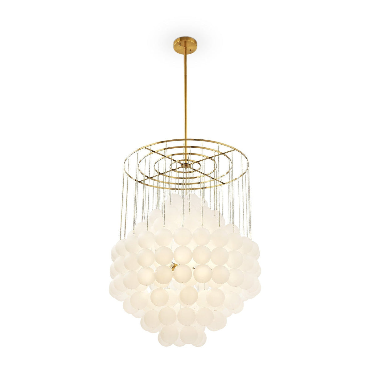 Moon Chandelier - Antique Brushed Brass