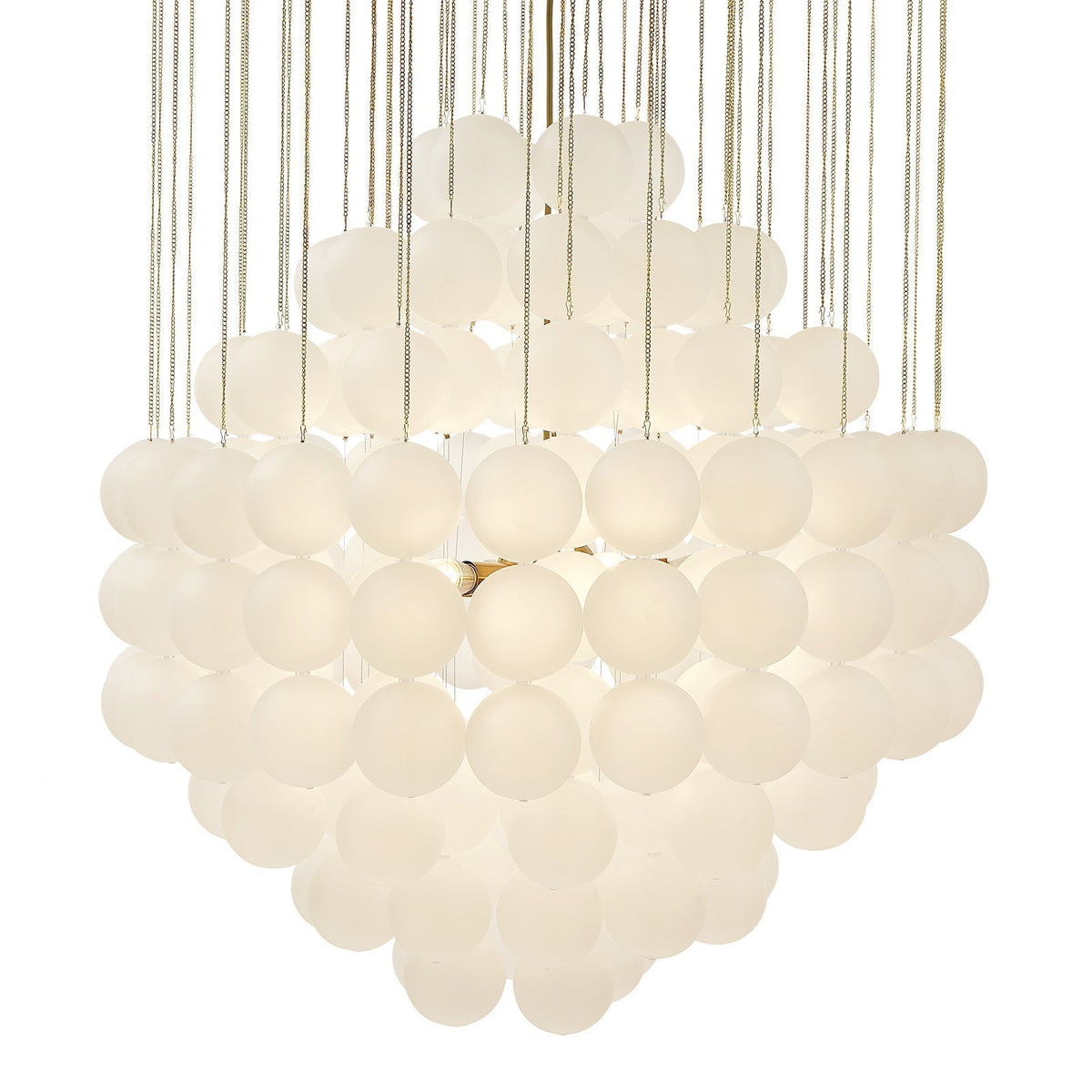 Moon Chandelier - Antique Brushed Brass