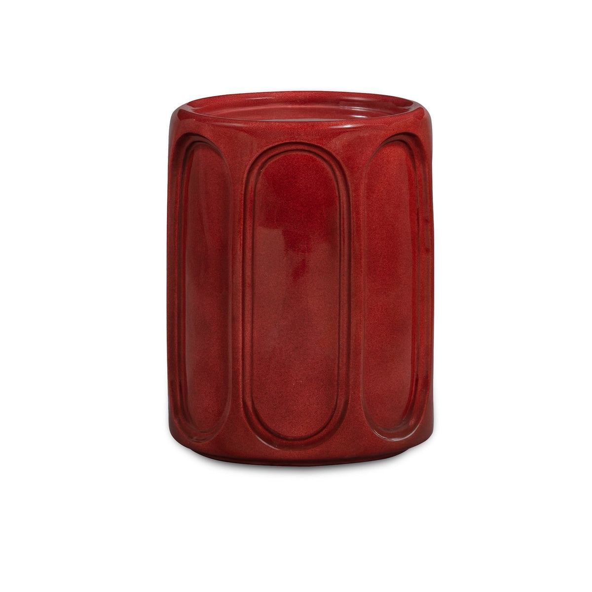 Oka Side Table - Rust Glazed