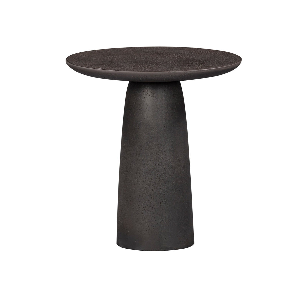 Porter Side Table - Charcoal Pitted