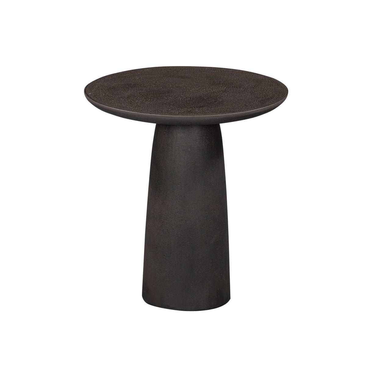 Porter Side Table - Charcoal Pitted
