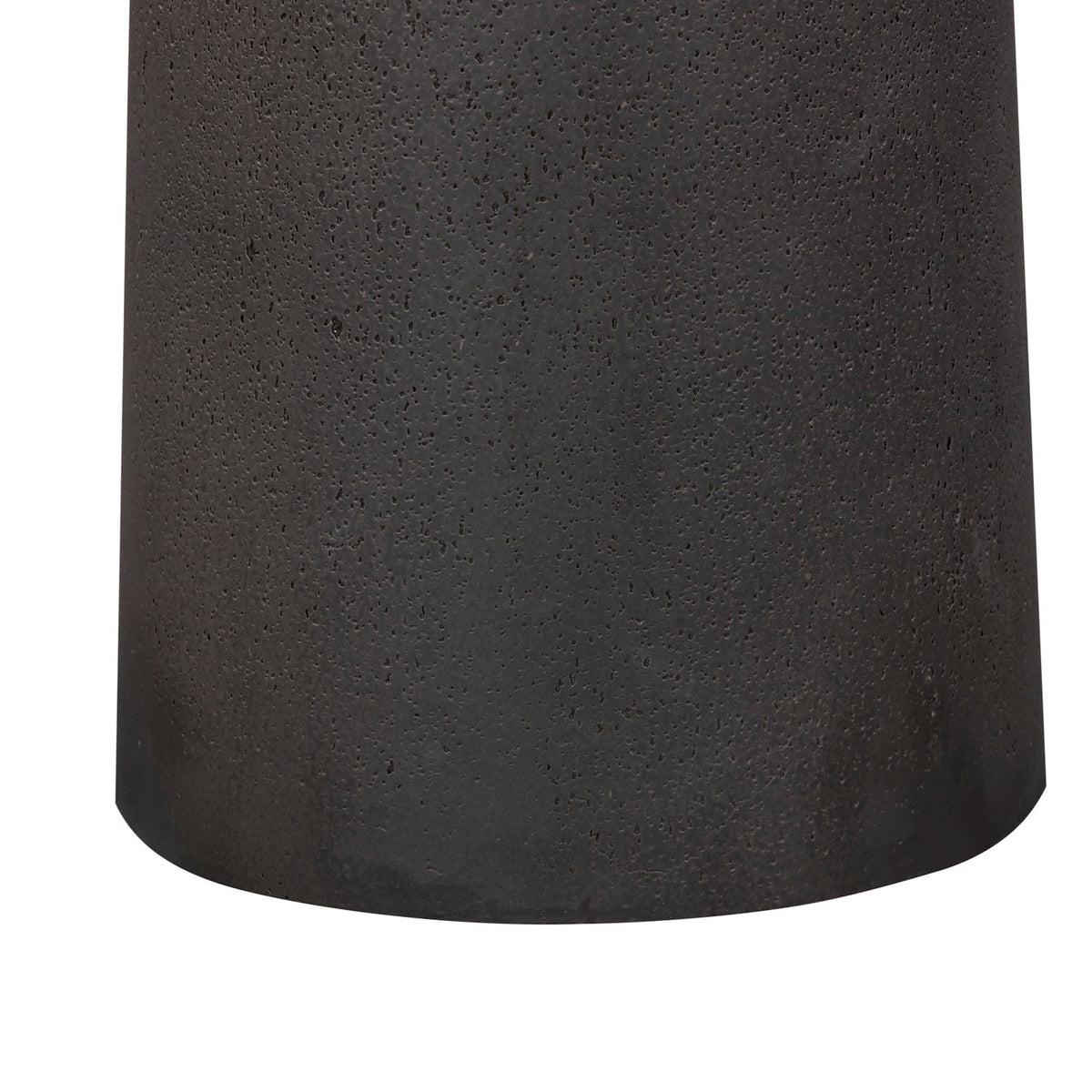 Porter Side Table - Charcoal Pitted