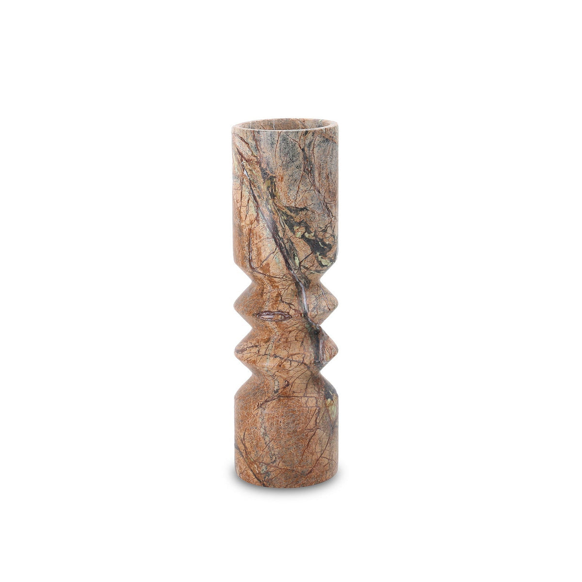 Monorro Marble Candle Holder - Coffee