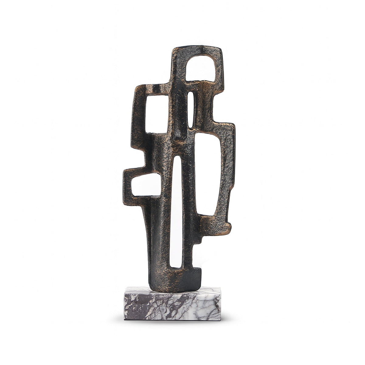 Talos Sculpture - Dark Bronze/Marble