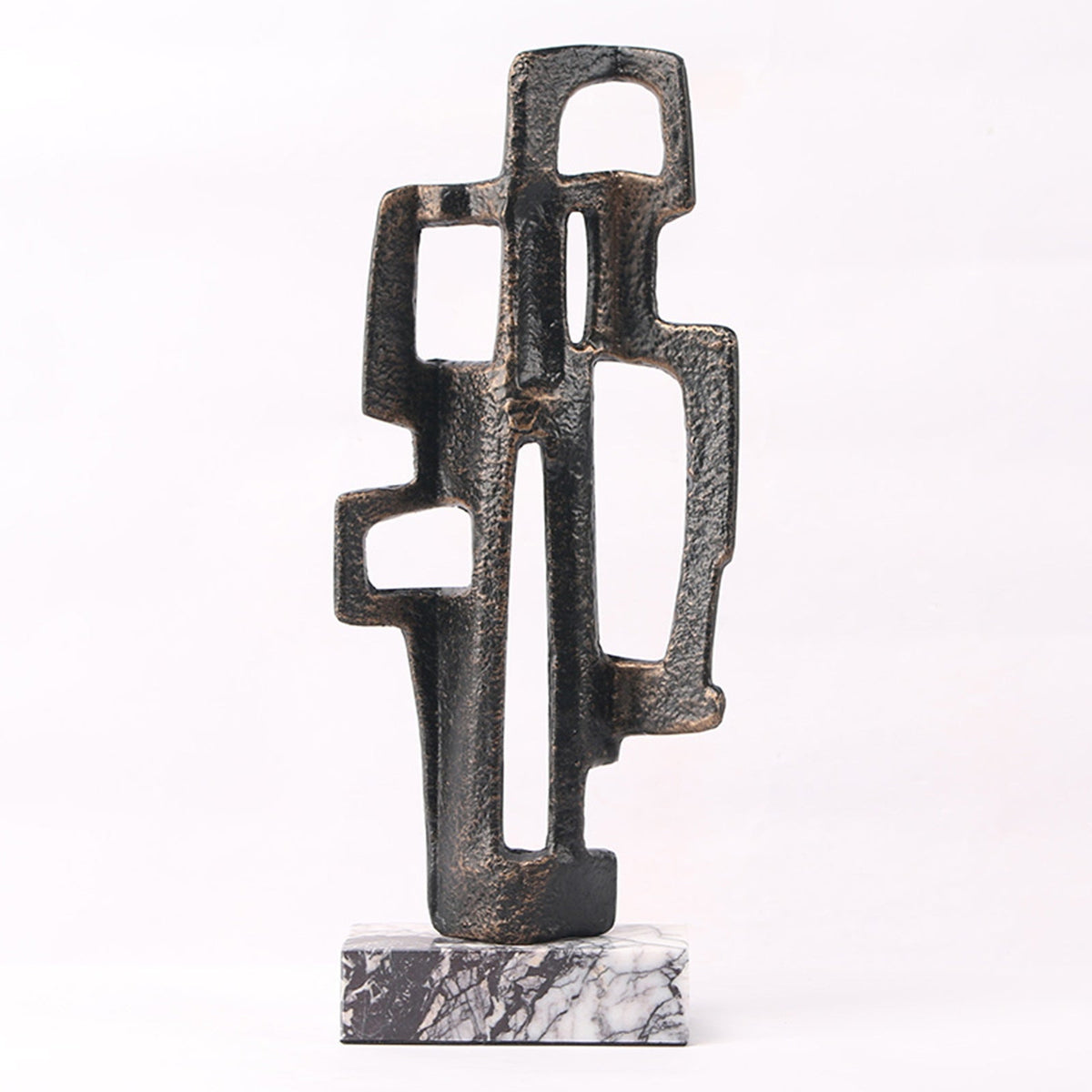 Talos Sculpture - Dark Bronze/Marble