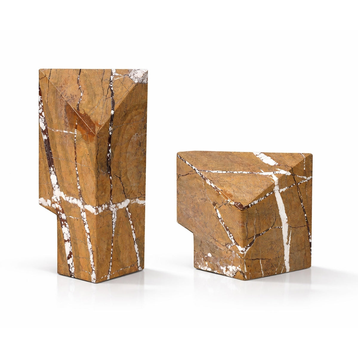 Dora Sculpture - Brown Earthy Marble
