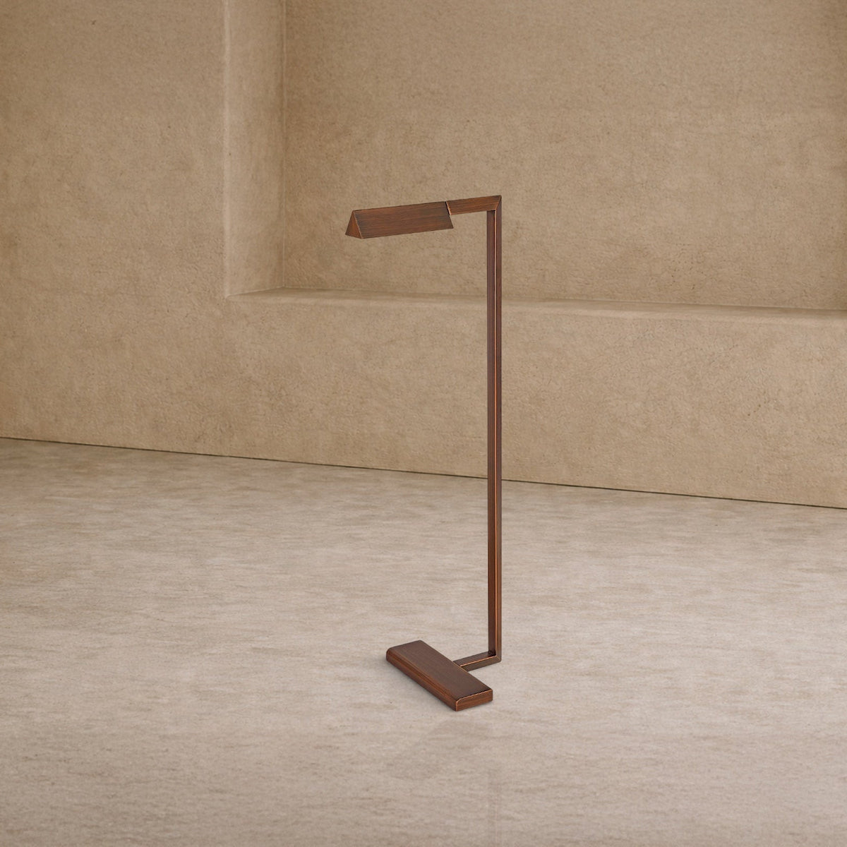 Karl Reading Floor Lamp - Bronze Metal