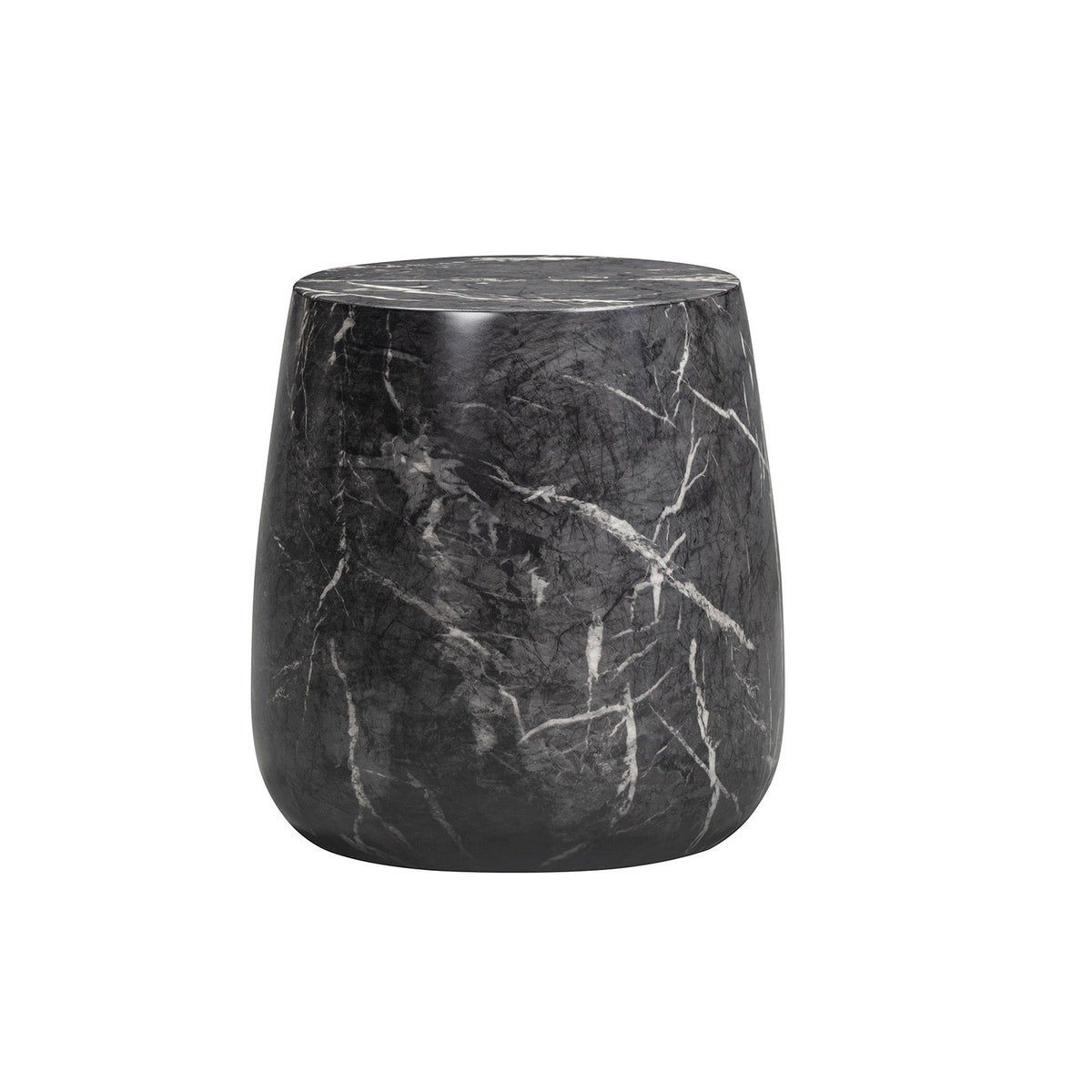 Bongo Side Table - Marquina Black Marble Effect