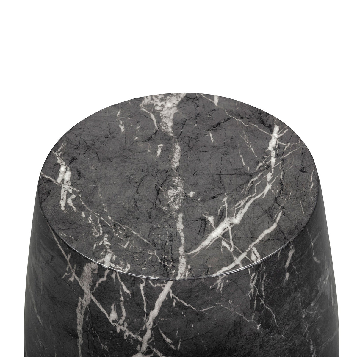 Bongo Side Table - Marquina Black Marble Effect