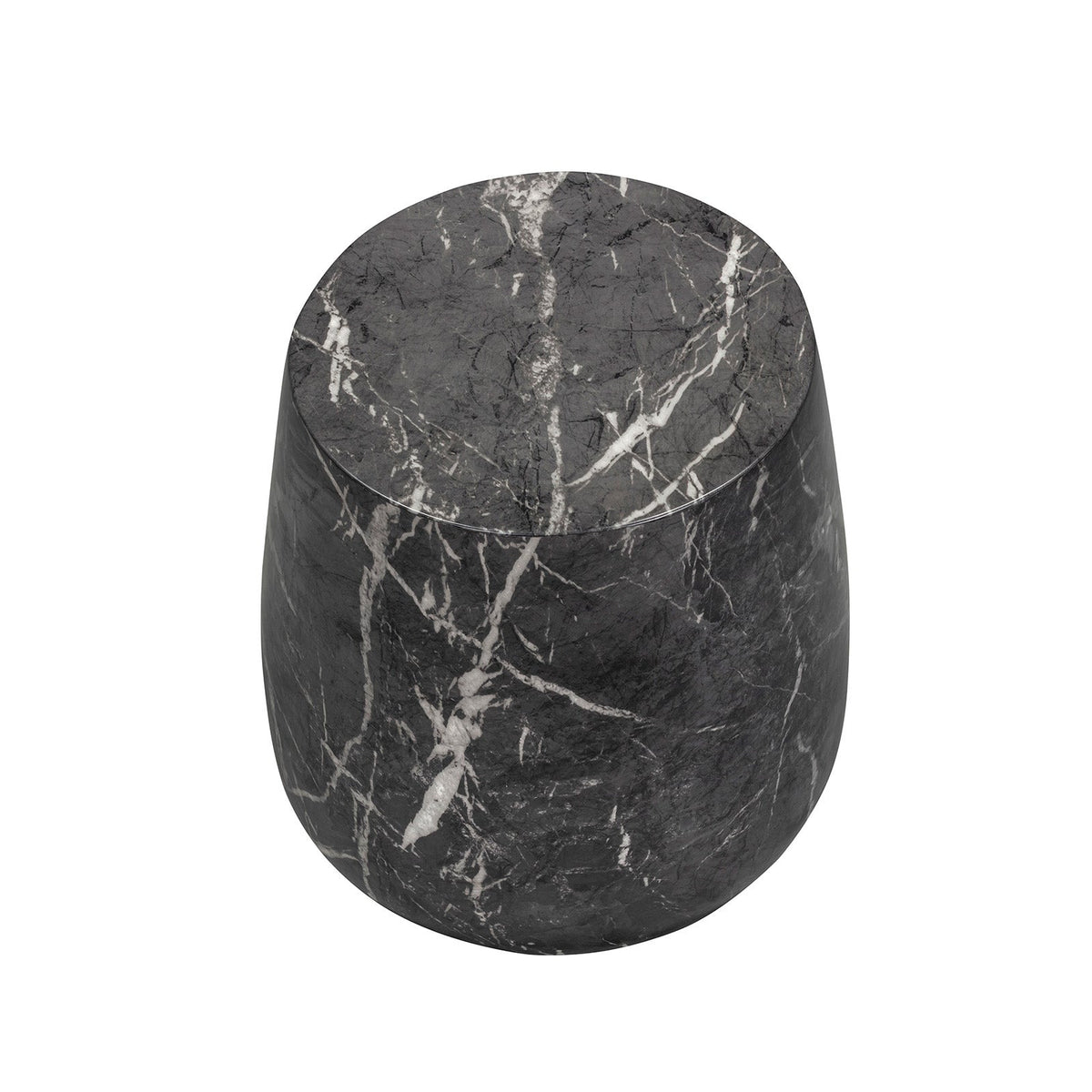 Bongo Side Table - Marquina Black Marble Effect