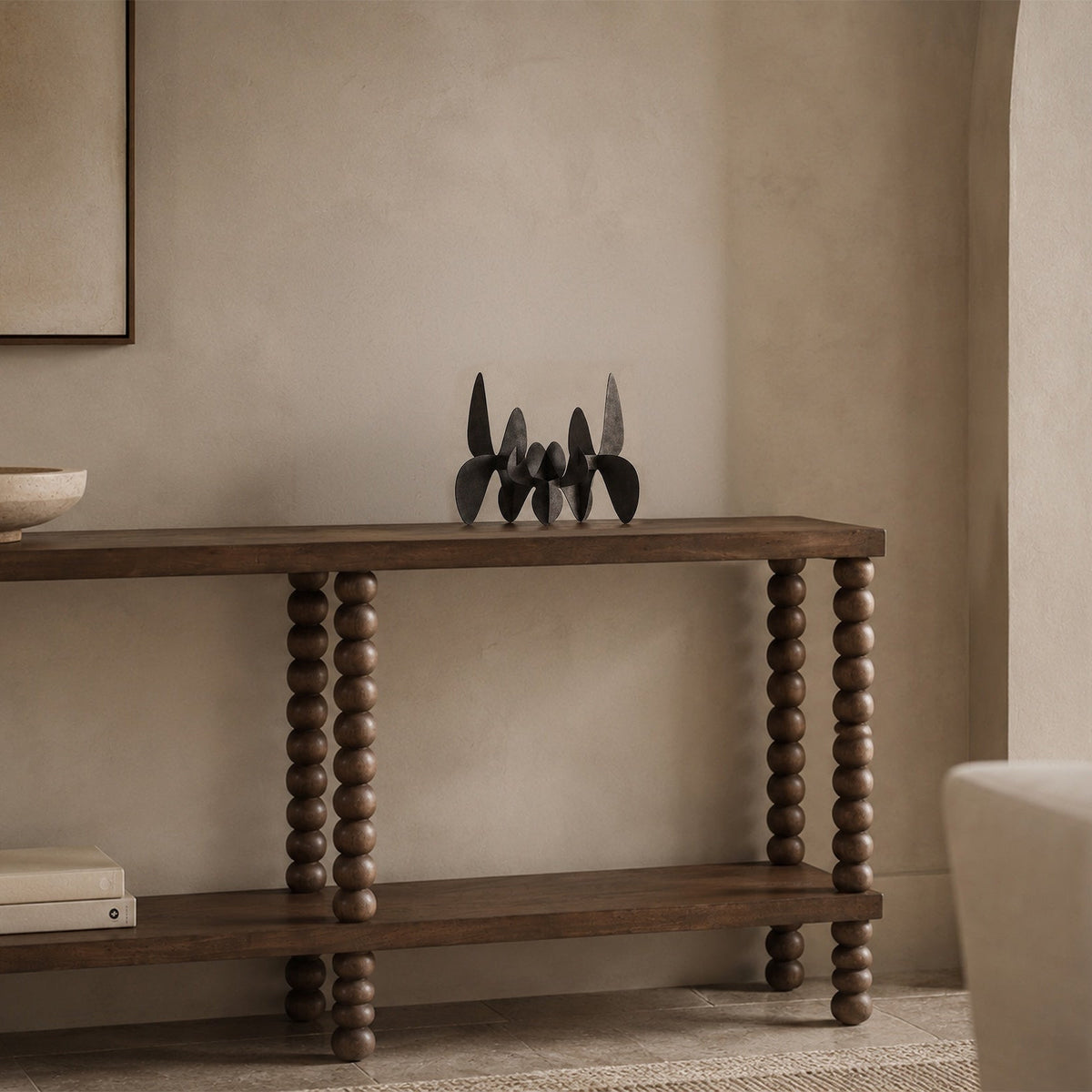 Legend Console Table - Brushed Mid Brown Acacia Wood