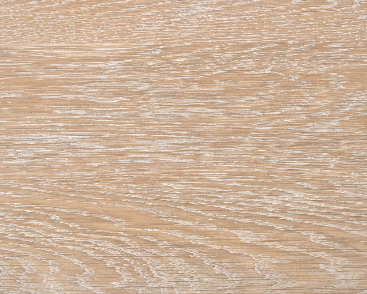 Lluna Desk - Brushed Natural American White Oak