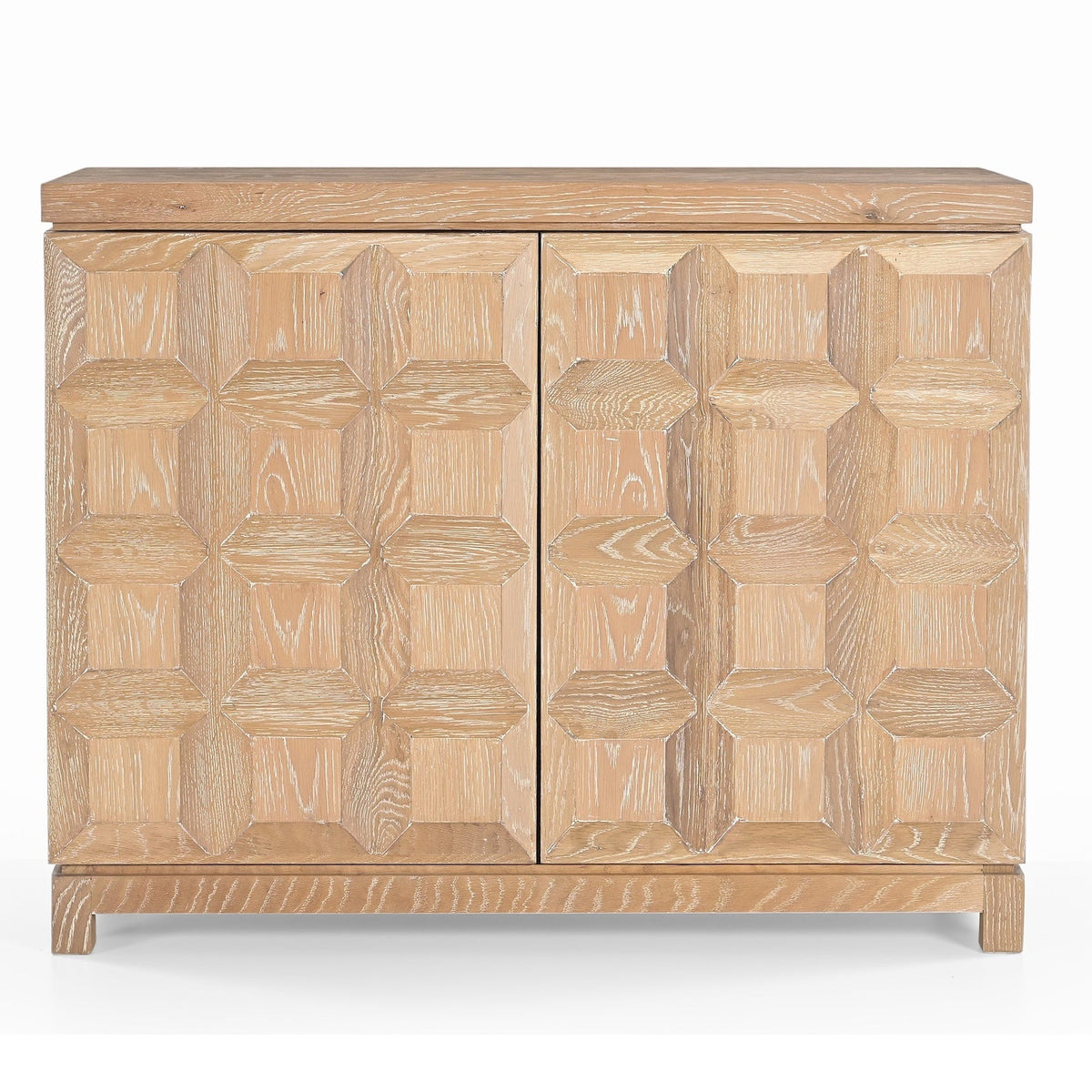 Llauna 2 Door Sideboard - Brushed Light Beige Oak