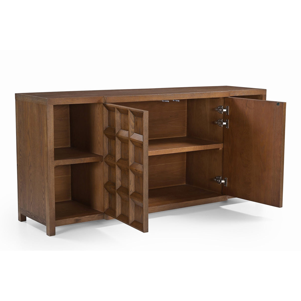 Llauna 2 Door Sideboard - Brushed Mid Brown Oak