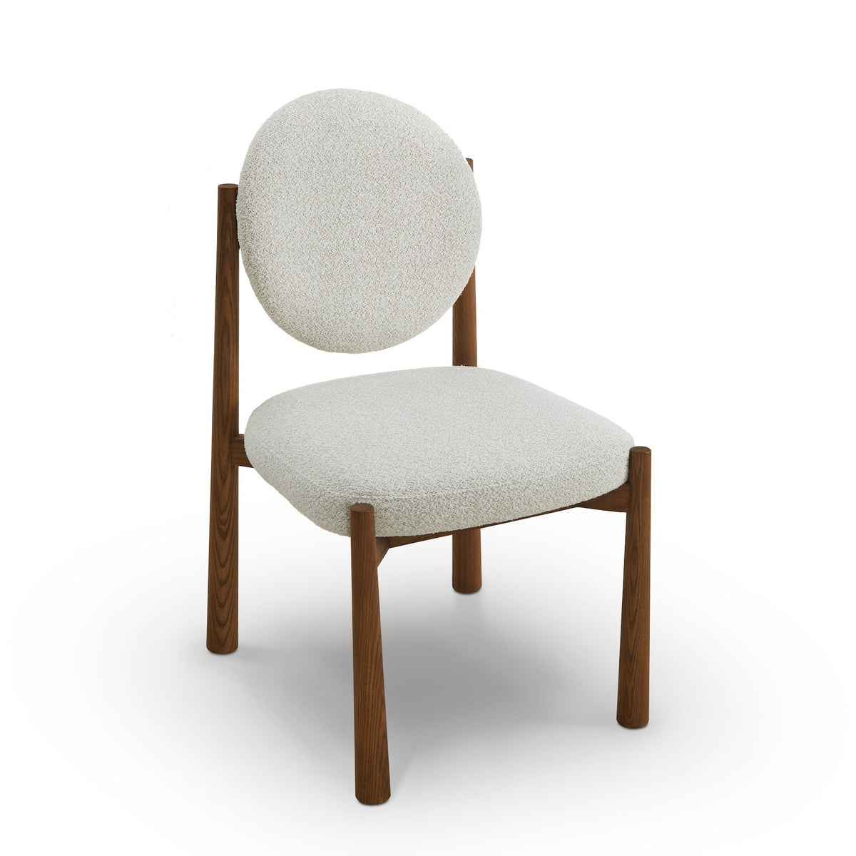 Latina Dining Chair (set of 2) - Capella Ivory & Mid Brown