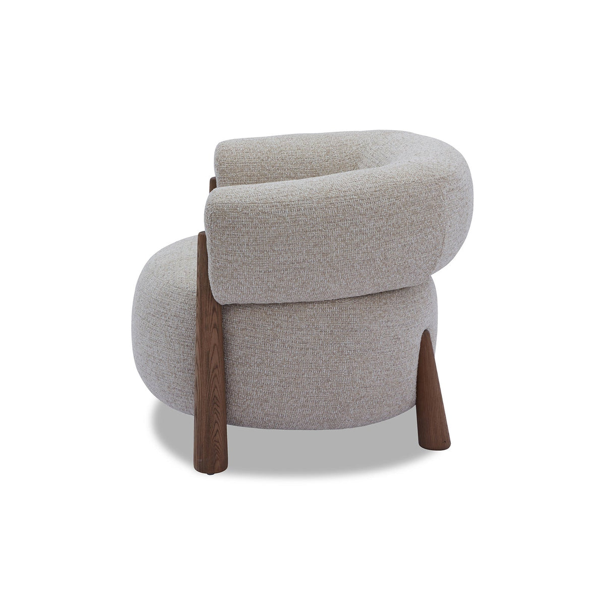 Civana Occasional Chair - Nordic Sand/Mid Brown
