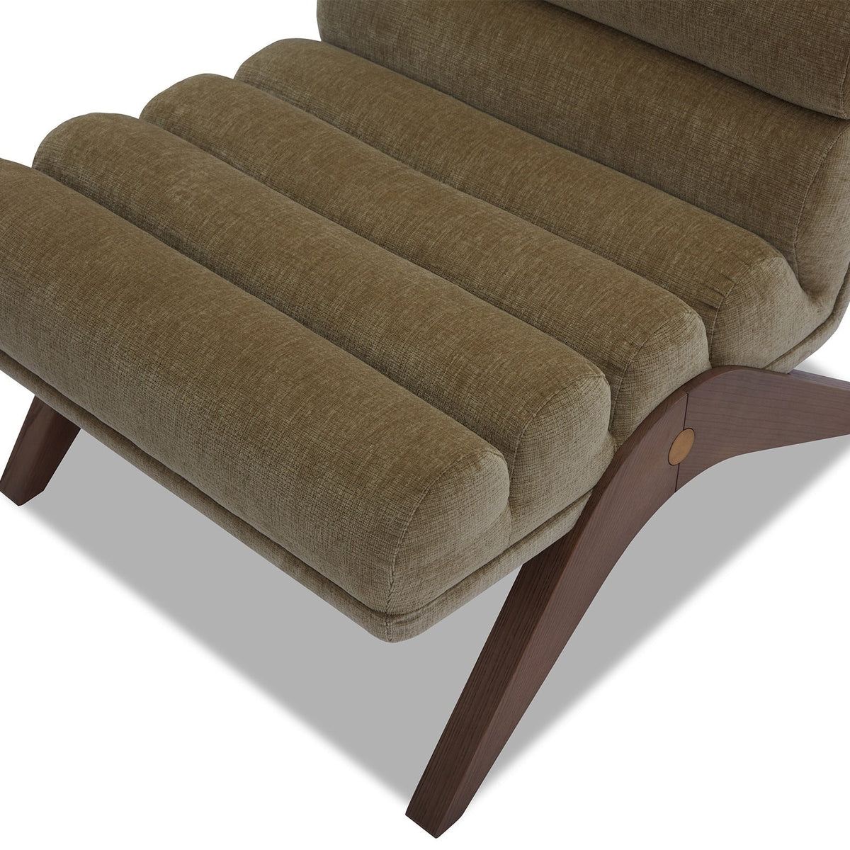 Charles Occasional Chair - Kenia Moss/Mid Brown
