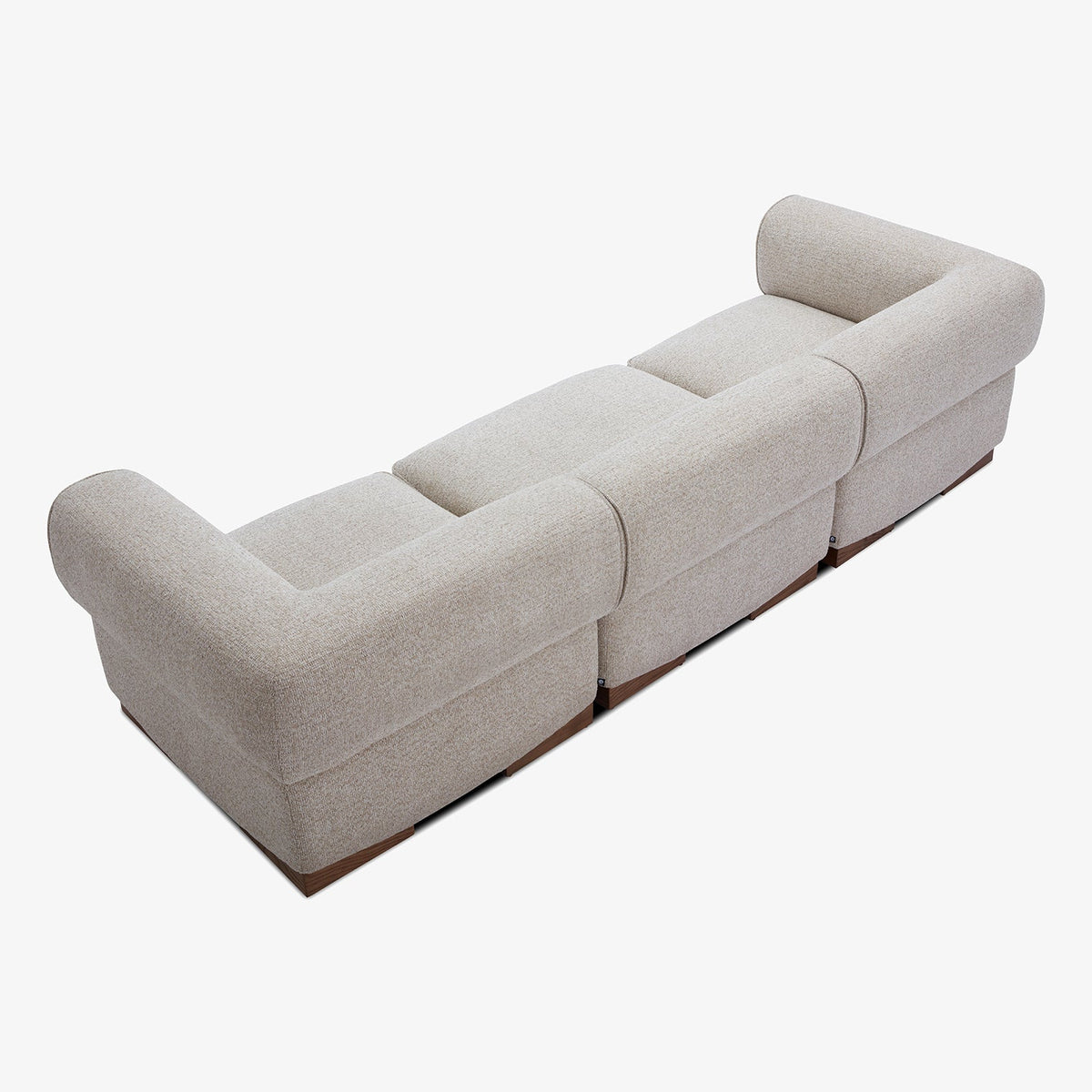 Demure Sofa - Nordic Sand/Mid Brown