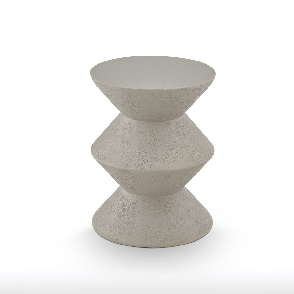 Zinda Side Table - Limestone