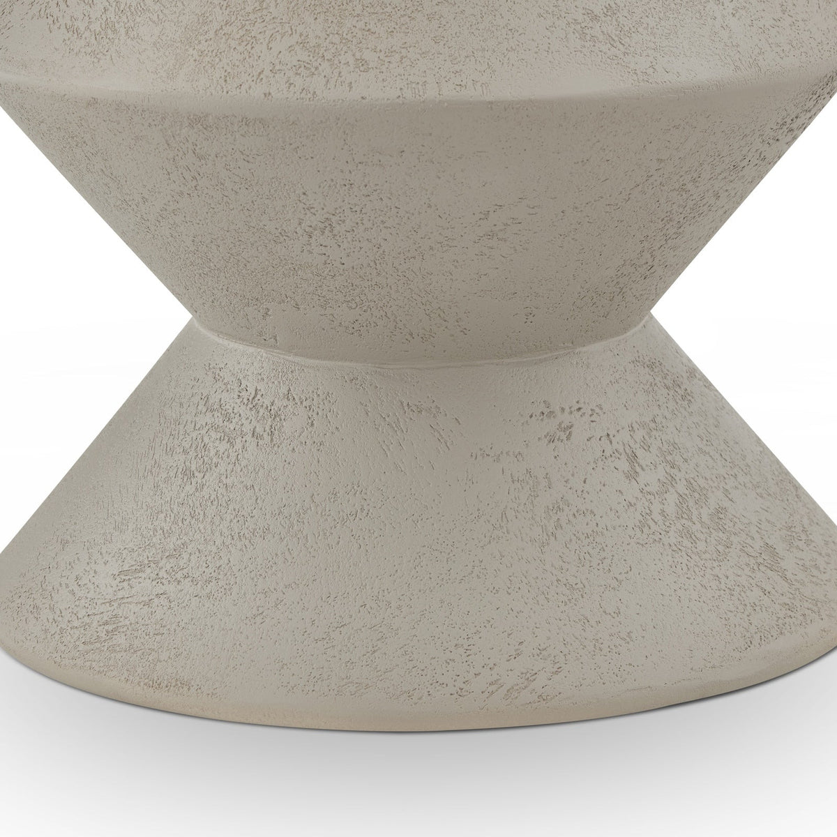 Zinda Side Table - Limestone