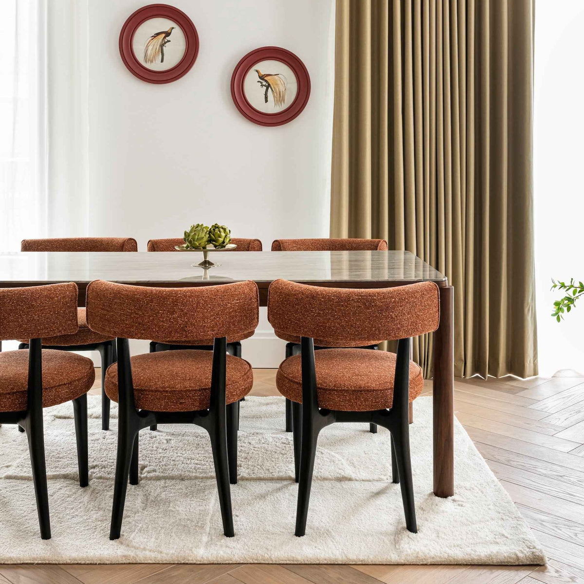 Rolter Dining Chair - Bari Chestnut Red