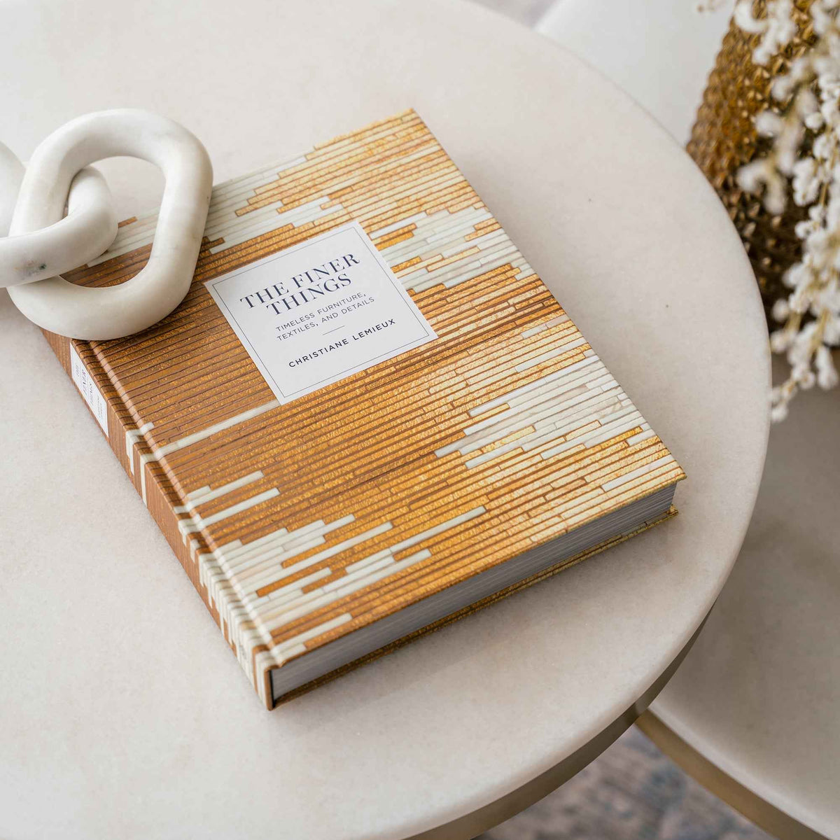 Camden Side Table - White Marble