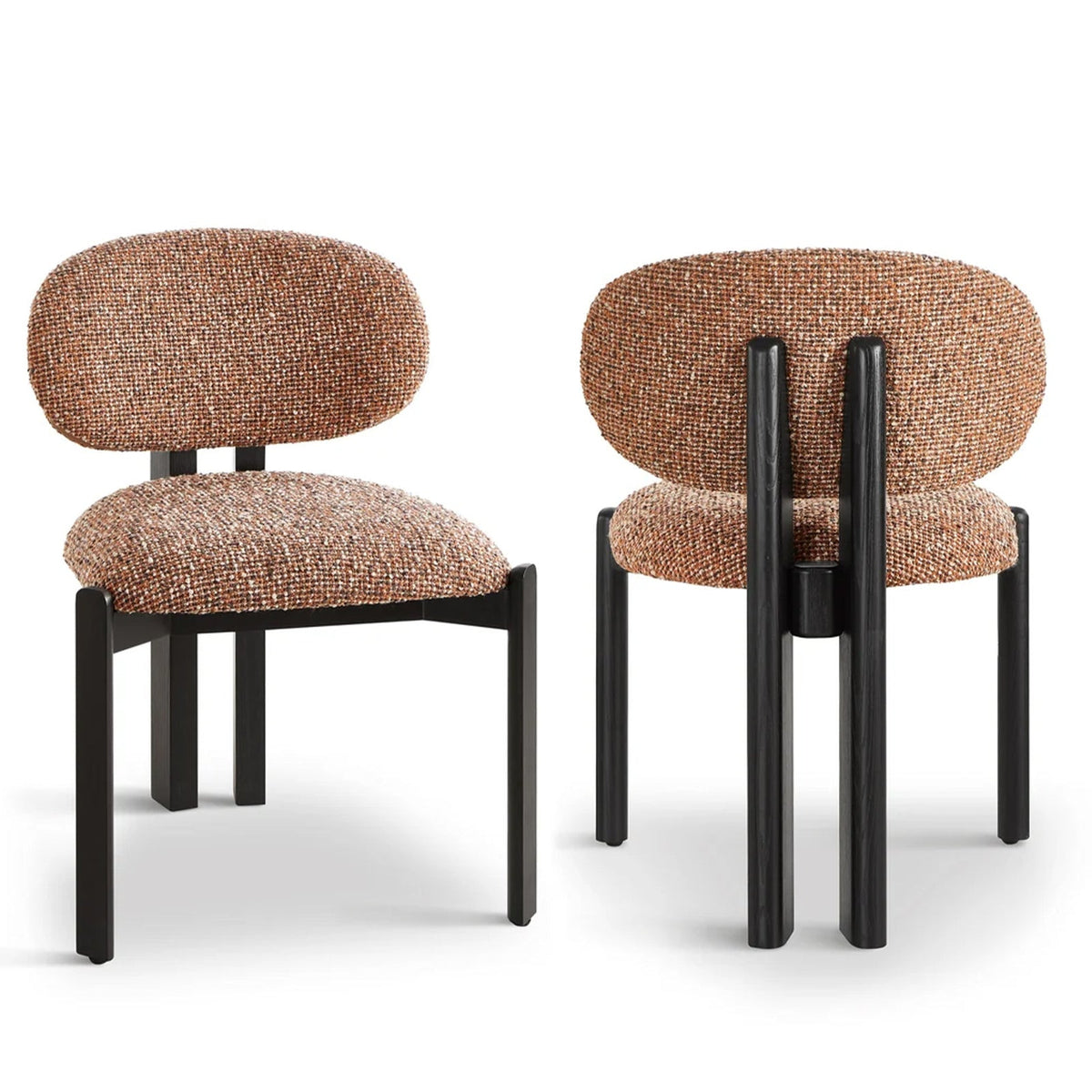 Lithos Dining Chair - Dexter Sparkle Rust (Set of 2)