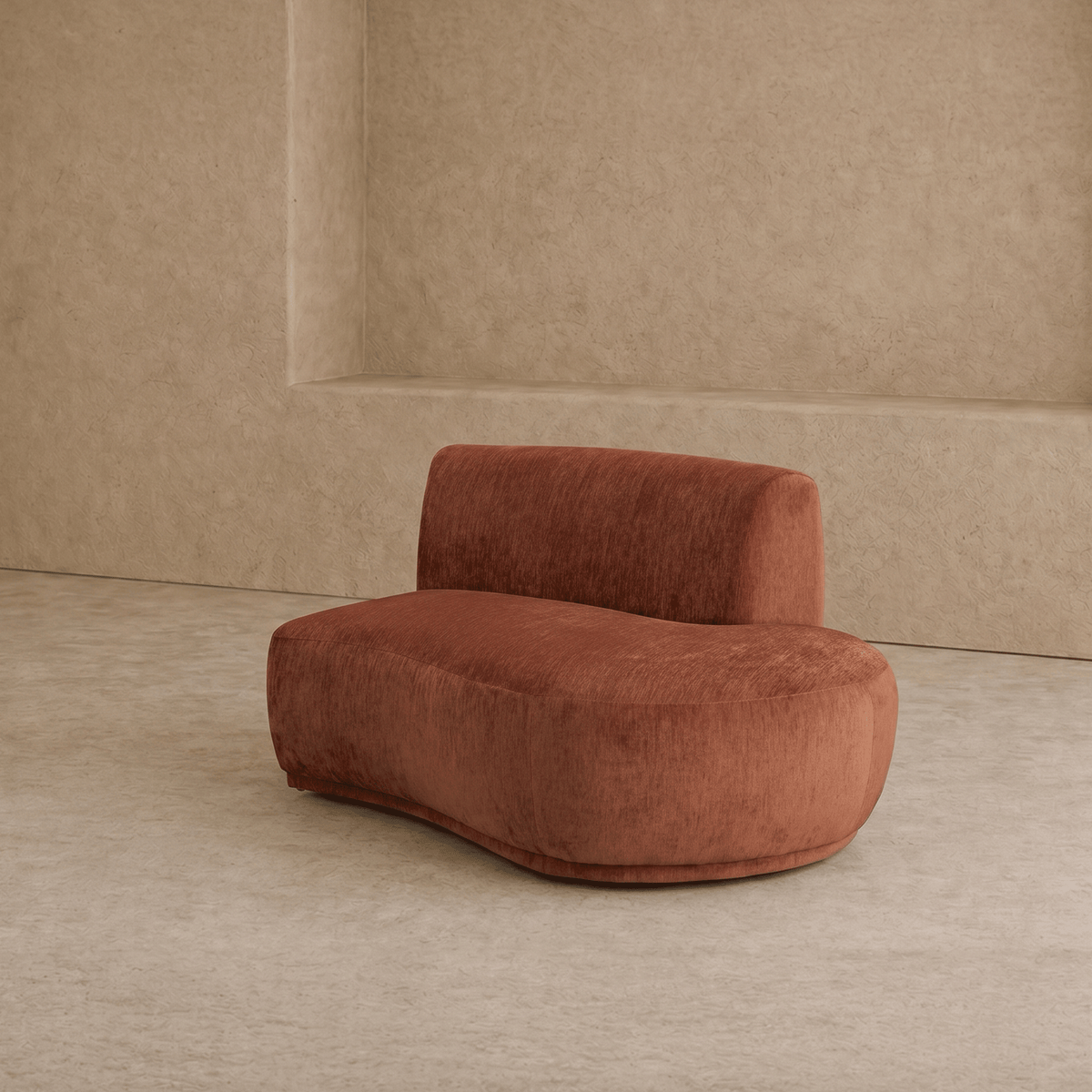 Pip Modular Sofa Right (Crib 5) - Sysley Rust II